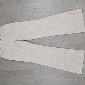 Apt. 9 Women's Size 4T Curvy Fit Trouser Leg Dress Pants Tan Flare